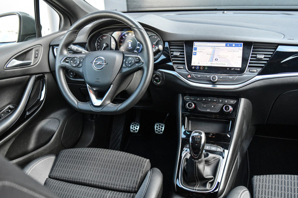 Opel Astra Sports Tourer 1.2 Elegance, Zwarte Hemel, Camera, Carplay, Keyless, Dodehoek, Cruise, LED!