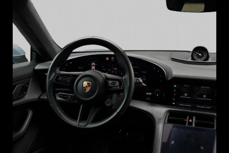 Porsche Taycan Turbo 93 kWh (Goed OndH, Panorama, Passagier Display, Bose, LuchtVering, SportChrono, Ledere Dash, 360 Camera, Etc)
