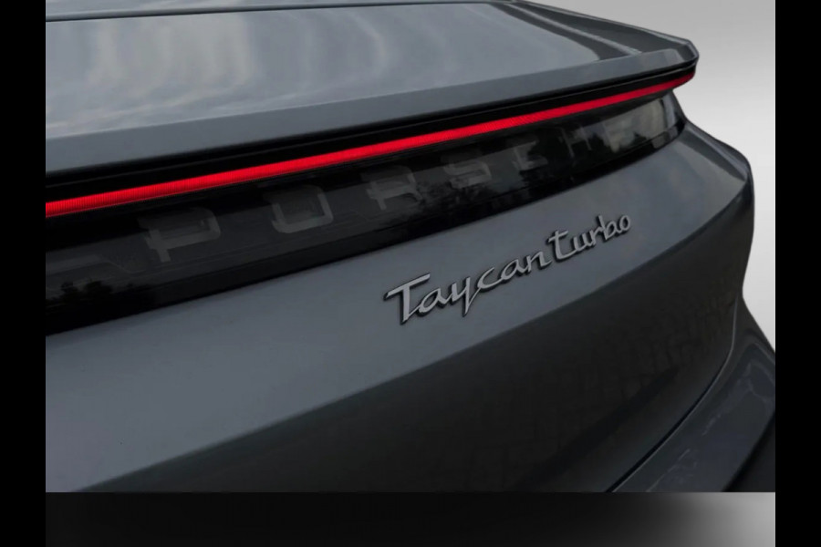 Porsche Taycan Turbo 93 kWh (Goed OndH, Panorama, Passagier Display, Bose, LuchtVering, SportChrono, Ledere Dash, 360 Camera, Etc)