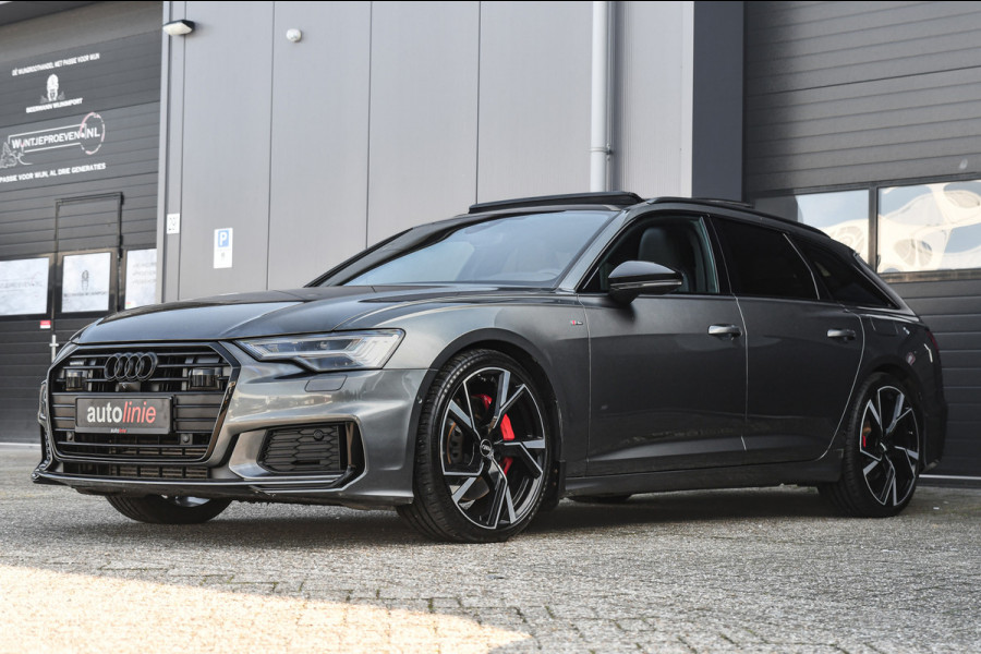 Audi A6 Avant 55 TFSI e quattro Competition 3x S-Line, RS Seats, Carbon, Pano, Matrix, B&O, 360, Memory, Keyless, ACC, Trekhaak!