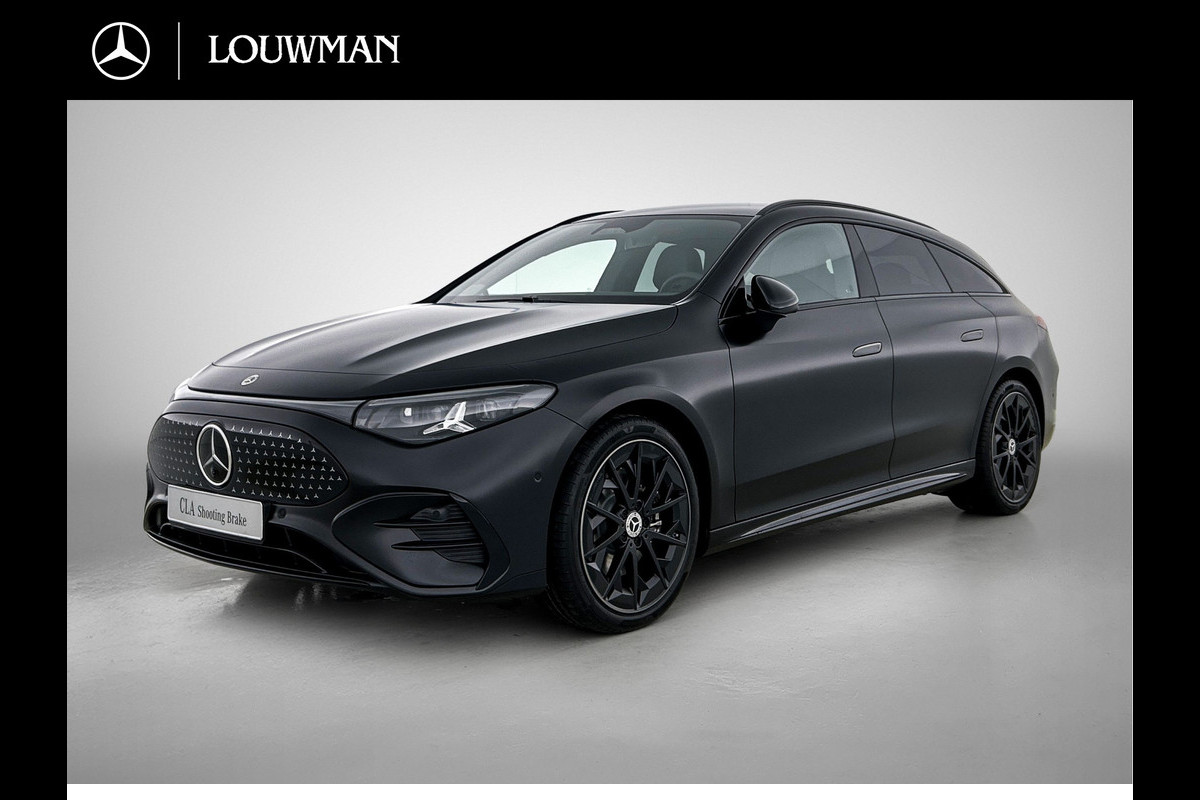 Mercedes-Benz CLA-Klasse 250+ Business Solution AMG 85.5 kWh | Edition 1 pakket | Premium Pakket | Winterpakket | Trekhaak | Vast panoramadak | Burmester Surround Sound | Sportstoelen | GUARD 360° | 19 inch vijf-dubbelspaaks lichtmetalen AMG-velgen |