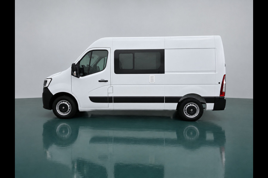 Renault Master T35 2.3 dCi L2H2 DC 7-Persoons Airco Cruisecontrol 136Pk Dubbelcabine