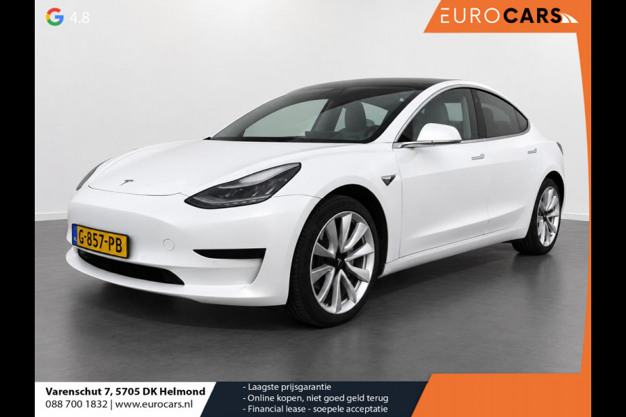 Tesla Model 3 Standard RWD Plus 60 kWh Autopilot Airco Leder Panoramadak PDC VA Camera 19" Sport Wheels