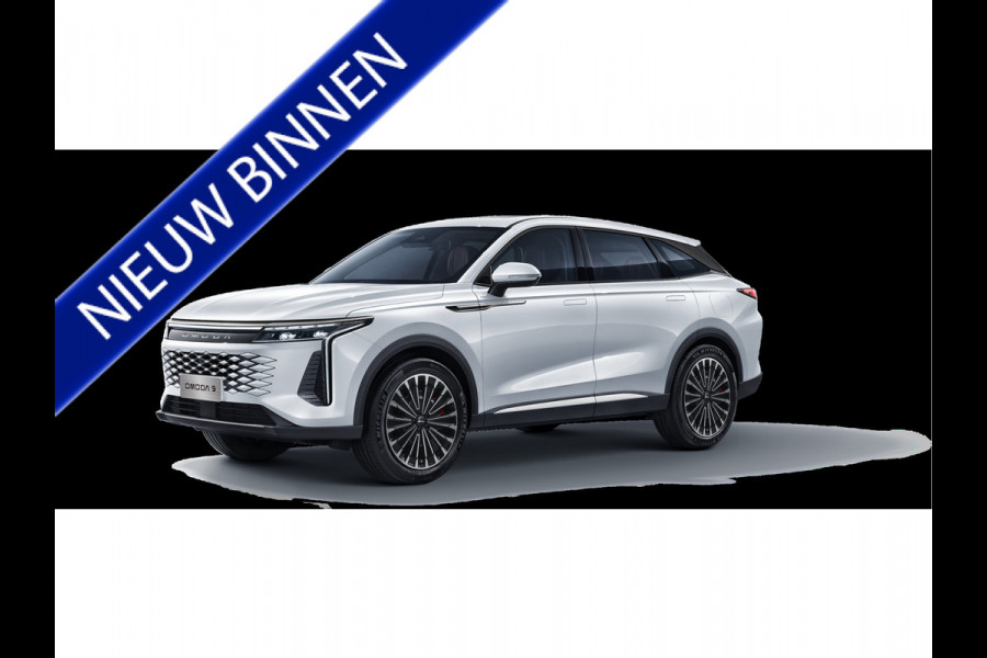 Omoda 9 OMODA 9 PREMIUM AWD 538 PK | Stary White | Rood Leer LUXE PHEV SUV | 145 KM ELEKTRISCH | ONGEBRUIKTE NIEUWE AUTO 4WD 4X4