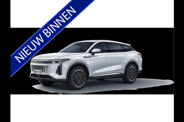 Omoda 9 OMODA 9 PREMIUM AWD 538 PK | Stary White | Rood Leer LUXE PHEV SUV | 145 KM ELEKTRISCH | ONGEBRUIKTE NIEUWE AUTO 4WD 4X4