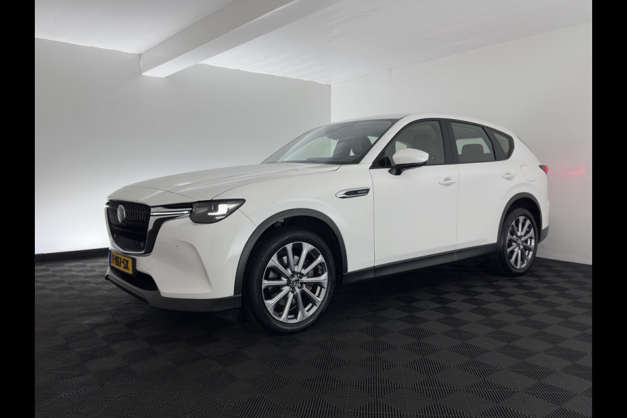 Mazda CX-60 2.5 e-SkyActiv PHEV Exclusive-Line AWD [3-Fase] (Plug-in) (INCL-BTW) Aut. *LEATHER | FULL-LED | BLINDSPOT | HEATED/COOLED-COMFORTSEATS | MEMORY-PACK | DIGI-COCKPIT | KEYLESS | DAB | NAVI-FULLMAP | CAMERA | CARPLAY | SHIFTPADDLES | HEAD-UP | 20"ALU*