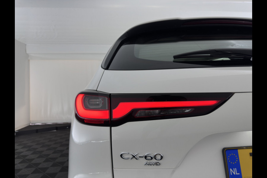 Mazda CX-60 2.5 e-SkyActiv PHEV Exclusive-Line AWD [3-Fase] (Plug-in) (INCL-BTW) Aut. *LEATHER | FULL-LED | BLINDSPOT | HEATED/COOLED-COMFORTSEATS | MEMORY-PACK | DIGI-COCKPIT | KEYLESS | DAB | NAVI-FULLMAP | CAMERA | CARPLAY | SHIFTPADDLES | HEAD-UP | 20"ALU*