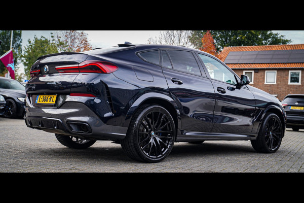 BMW X6 XDrive40i High Executive | Panorama | 360cam | Carbon | Adaptieve cruise control | Kristallen pook | 22 inch | Dealer onder