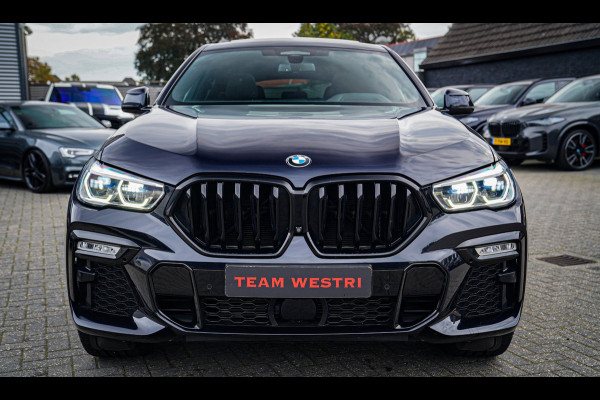 BMW X6 XDrive40i High Executive | Panorama | 360cam | Carbon | Adaptieve cruise control | Kristallen pook | 22 inch | Dealer onder