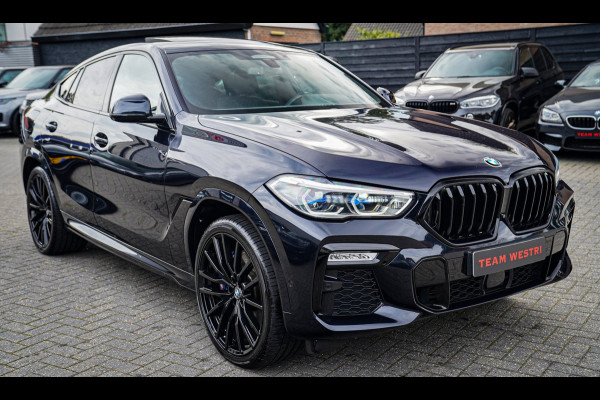 BMW X6 XDrive40i High Executive | Panorama | 360cam | Carbon | Adaptieve cruise control | Kristallen pook | 22 inch | Dealer onder