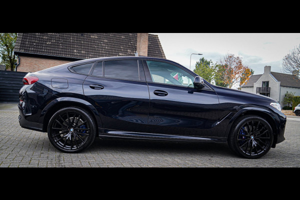 BMW X6 XDrive40i High Executive | Panorama | 360cam | Carbon | Adaptieve cruise control | Kristallen pook | 22 inch | Dealer onder