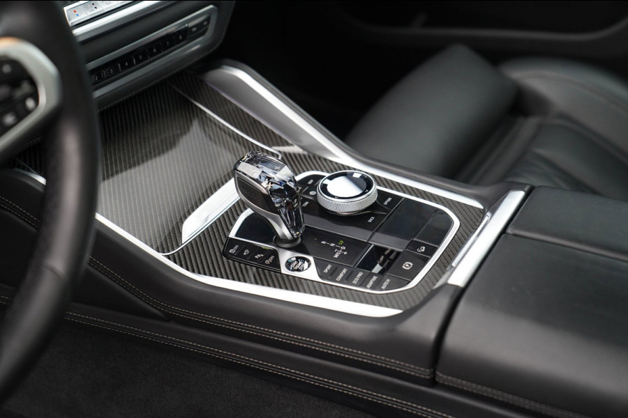 BMW X6 XDrive40i High Executive | Panorama | 360cam | Carbon | Adaptieve cruise control | Kristallen pook | 22 inch | Dealer onder