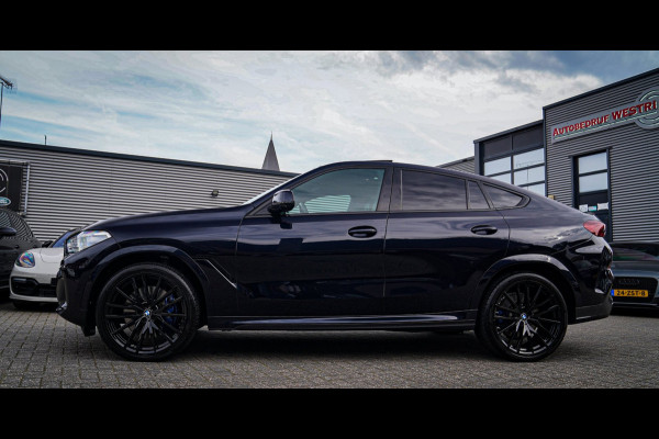 BMW X6 XDrive40i High Executive | Panorama | 360cam | Carbon | Adaptieve cruise control | Kristallen pook | 22 inch | Dealer onder