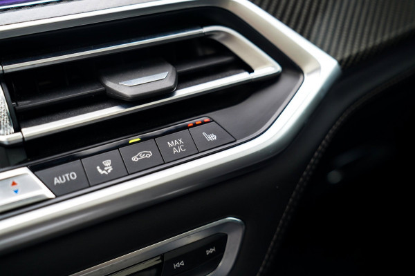 BMW X6 XDrive40i High Executive | Panorama | 360cam | Carbon | Adaptieve cruise control | Kristallen pook | 22 inch | Dealer onder