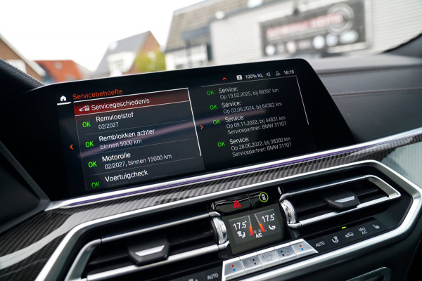 BMW X6 XDrive40i High Executive | Panorama | 360cam | Carbon | Adaptieve cruise control | Kristallen pook | 22 inch | Dealer onder