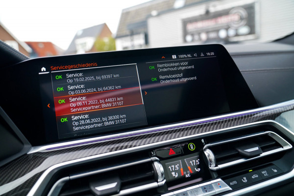 BMW X6 XDrive40i High Executive | Panorama | 360cam | Carbon | Adaptieve cruise control | Kristallen pook | 22 inch | Dealer onder