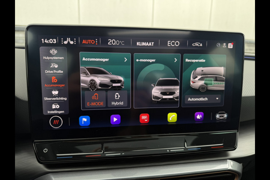CUPRA Leon Sportstourer 1.4 e-Hybrid VZ Performance 245PK | Panoramadak | | Sfeerverlichting | Camera | Carplay | LED |