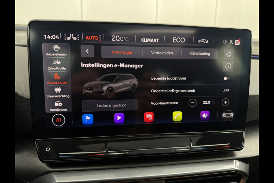 CUPRA Leon Sportstourer 1.4 e-Hybrid VZ Performance 245PK | Panoramadak | | Sfeerverlichting | Camera | Carplay | LED |
