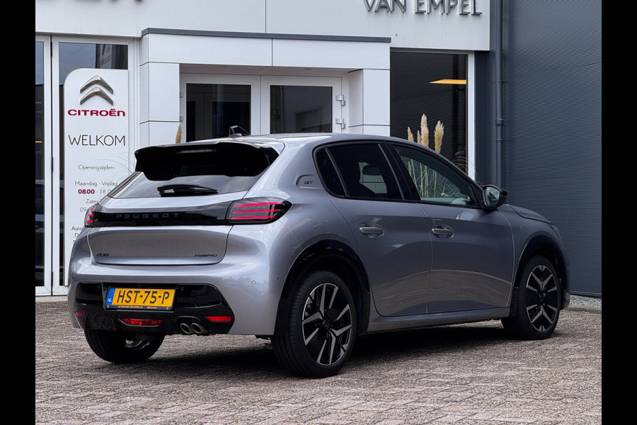 Peugeot 208 1.2 Hybrid 145 e-DCS6 GT | NL-Auto | 360 Camera | Navigatie | Adaptive Cruise | Automaat | Virtual Cockpit