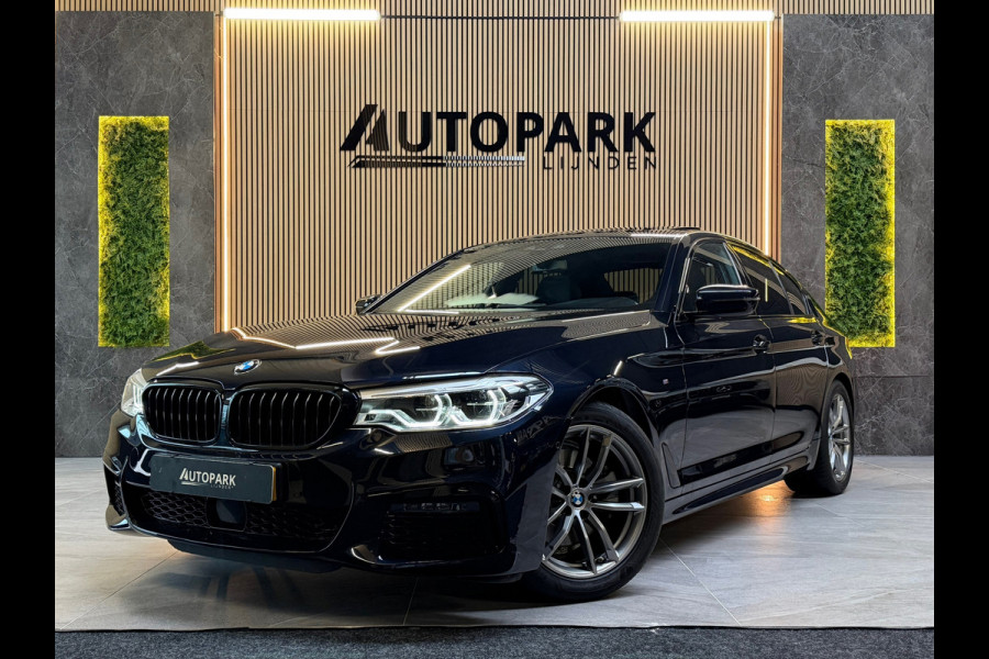 BMW 5 Serie 520i M-Sport|SERVICE-INCLUSIVE|PANO|MEMORY|NAP|SFEERVERLICHTING|STOELVENTILATIE|DISPLAY-KEY|
