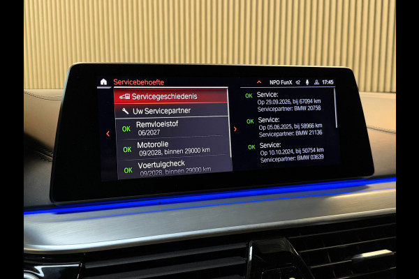BMW 5 Serie 520i M-Sport|SERVICE-INCLUSIVE|PANO|MEMORY|NAP|SFEERVERLICHTING|STOELVENTILATIE|DISPLAY-KEY|