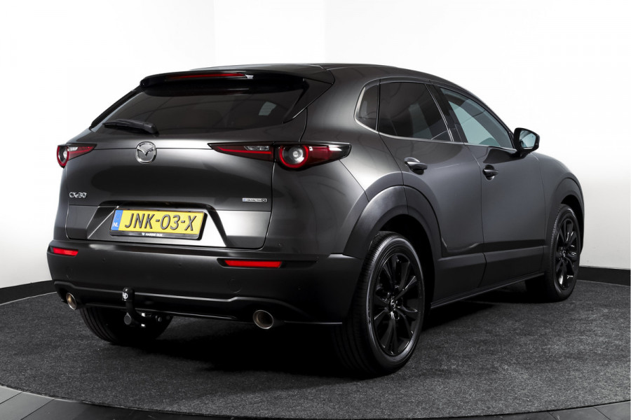 Mazda CX-30 2.0 e-SkyActiv-X 186 PK M Hybrid Nagisa Org. NL. | Adapt. Cruise | Trekhaak | Stoelverw. | PDC | Camera | NAV + App. Connect | ECC | Bose | Elek. Klep | LM 18" |
