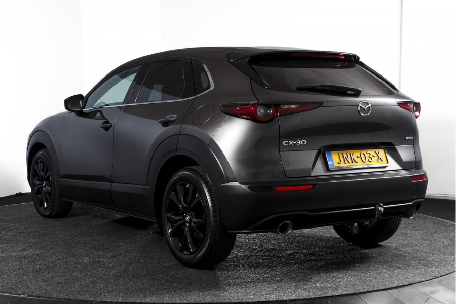 Mazda CX-30 2.0 e-SkyActiv-X 186 PK M Hybrid Nagisa Org. NL. | Adapt. Cruise | Trekhaak | Stoelverw. | PDC | Camera | NAV + App. Connect | ECC | Bose | Elek. Klep | LM 18" |