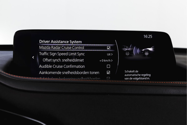 Mazda CX-30 2.0 e-SkyActiv-X 186 PK M Hybrid Nagisa Org. NL. | Adapt. Cruise | Trekhaak | Stoelverw. | PDC | Camera | NAV + App. Connect | ECC | Bose | Elek. Klep | LM 18" |