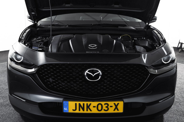 Mazda CX-30 2.0 e-SkyActiv-X 186 PK M Hybrid Nagisa Org. NL. | Adapt. Cruise | Trekhaak | Stoelverw. | PDC | Camera | NAV + App. Connect | ECC | Bose | Elek. Klep | LM 18" |