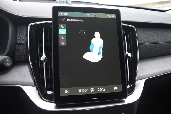 Volvo XC90 T8 455PK Plug-in hybrid AWD Ultra Dark / Bowers & Wilkins / Luchtvering / Head-Up Display / 360 Camera / Massagestoelen / Elektrisch bedienbare stoelen met geheugen / Stoelventilatie / Nappaleder / Elektrisch uitklapbare trekhaak
