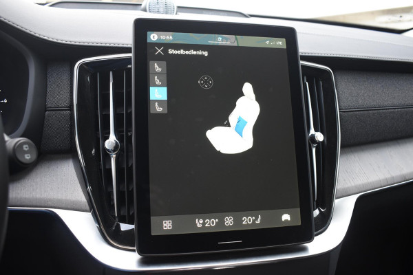 Volvo XC90 T8 455PK Plug-in hybrid AWD Ultra Dark / Bowers & Wilkins / Luchtvering / Head-Up Display / 360 Camera / Massagestoelen / Elektrisch bedienbare stoelen met geheugen / Stoelventilatie / Nappaleder / Elektrisch uitklapbare trekhaak