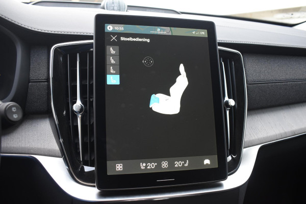 Volvo XC90 T8 455PK Plug-in hybrid AWD Ultra Dark / Bowers & Wilkins / Luchtvering / Head-Up Display / 360 Camera / Massagestoelen / Elektrisch bedienbare stoelen met geheugen / Stoelventilatie / Nappaleder / Elektrisch uitklapbare trekhaak