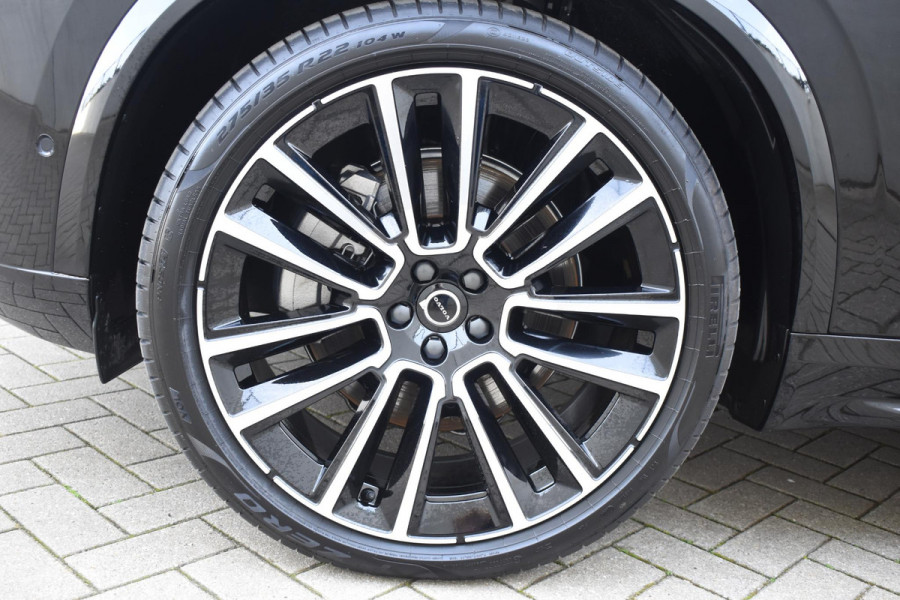 Volvo XC90 T8 455PK Plug-in hybrid AWD Ultra Dark / Bowers & Wilkins / Luchtvering / Head-Up Display / 360 Camera / Massagestoelen / Elektrisch bedienbare stoelen met geheugen / Stoelventilatie / Nappaleder / Elektrisch uitklapbare trekhaak