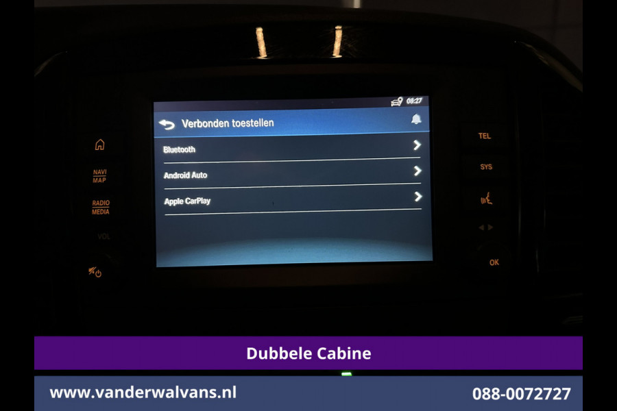 Mercedes-Benz Vito 119 CDI 191pk 9G-Tronic Automaat L2H1 Dubbele Cabine Euro6 Airco | 5-Zits | Camera | Navigatie | LED | Apple Carplay Android Auto, Cruisecontrol, LM velgen, Trekhaak, Parkeersensoren, Bumper in de kleur