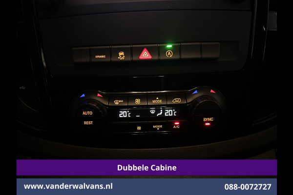 Mercedes-Benz Vito 119 CDI 191pk 9G-Tronic Automaat L2H1 Dubbele Cabine Euro6 Airco | 5-Zits | Camera | Navigatie | LED | Apple Carplay Android Auto, Cruisecontrol, LM velgen, Trekhaak, Parkeersensoren, Bumper in de kleur