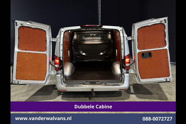 Mercedes-Benz Vito 119 CDI 191pk 9G-Tronic Automaat L2H1 Dubbele Cabine Euro6 Airco | 5-Zits | Camera | Navigatie | LED | Apple Carplay Android Auto, Cruisecontrol, LM velgen, Trekhaak, Parkeersensoren, Bumper in de kleur