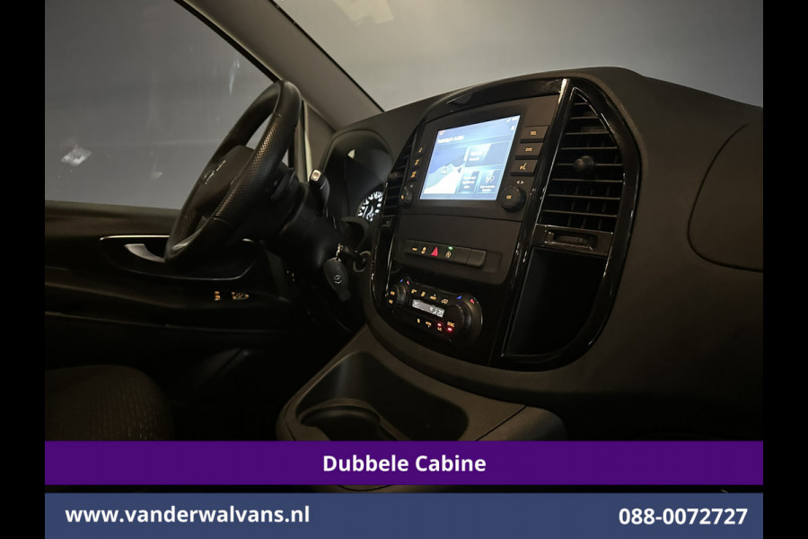 Mercedes-Benz Vito 119 CDI 191pk 9G-Tronic Automaat L2H1 Dubbele Cabine Euro6 Airco | 5-Zits | Camera | Navigatie | LED | Apple Carplay Android Auto, Cruisecontrol, LM velgen, Trekhaak, Parkeersensoren, Bumper in de kleur