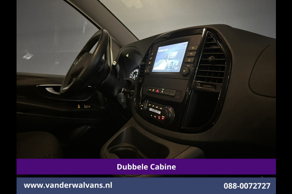 Mercedes-Benz Vito 119 CDI 191pk 9G-Tronic Automaat L2H1 Dubbele Cabine Euro6 Airco | 5-Zits | Camera | Navigatie | LED | Apple Carplay Android Auto, Cruisecontrol, LM velgen, Trekhaak, Parkeersensoren, Bumper in de kleur
