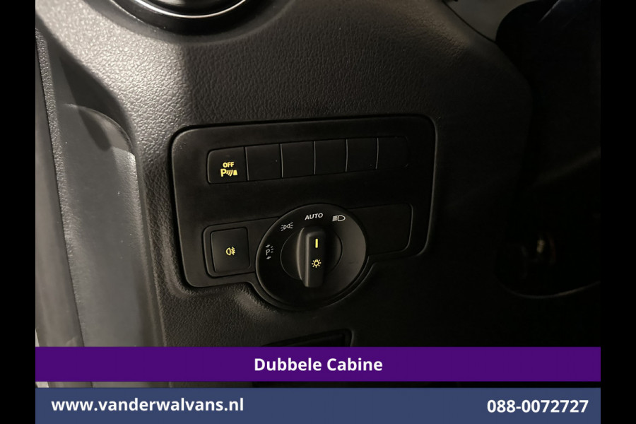 Mercedes-Benz Vito 119 CDI 191pk 9G-Tronic Automaat L2H1 Dubbele Cabine Euro6 Airco | 5-Zits | Camera | Navigatie | LED | Apple Carplay Android Auto, Cruisecontrol, LM velgen, Trekhaak, Parkeersensoren, Bumper in de kleur