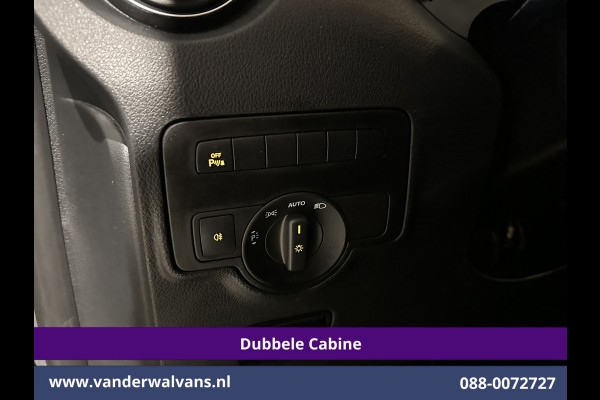 Mercedes-Benz Vito 119 CDI 191pk 9G-Tronic Automaat L2H1 Dubbele Cabine Euro6 Airco | 5-Zits | Camera | Navigatie | LED | Apple Carplay Android Auto, Cruisecontrol, LM velgen, Trekhaak, Parkeersensoren, Bumper in de kleur