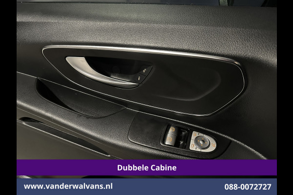 Mercedes-Benz Vito 119 CDI 191pk 9G-Tronic Automaat L2H1 Dubbele Cabine Euro6 Airco | 5-Zits | Camera | Navigatie | LED | Apple Carplay Android Auto, Cruisecontrol, LM velgen, Trekhaak, Parkeersensoren, Bumper in de kleur