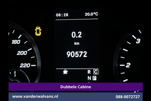 Mercedes-Benz Vito 119 CDI 191pk 9G-Tronic Automaat L2H1 Dubbele Cabine Euro6 Airco | 5-Zits | Camera | Navigatie | LED | Apple Carplay Android Auto, Cruisecontrol, LM velgen, Trekhaak, Parkeersensoren, Bumper in de kleur