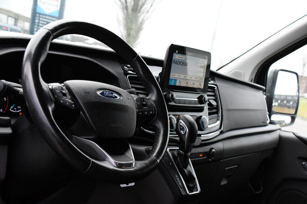 Ford Transit Custom 300 2.0 TDCI L2H1 DC Raptor Edition Limited Camera, Cruise, Carplay, 130pk, Automaat, Sensoren, Multimedia, 2 x Schuifdeur, UNIEK!