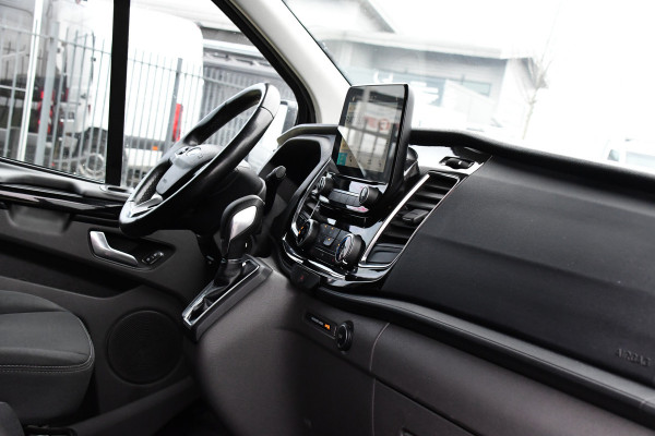 Ford Transit Custom 300 2.0 TDCI L2H1 DC Raptor Edition Limited Camera, Cruise, Carplay, 130pk, Automaat, Sensoren, Multimedia, 2 x Schuifdeur, UNIEK!