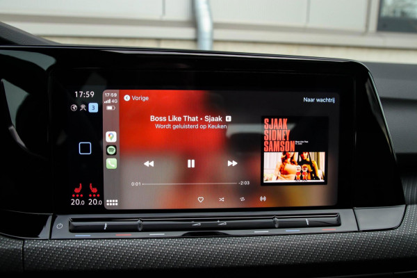 Volkswagen Golf 1.5 eTSI R-Line 150pk DSG 1e Eig|Panoramadak|Virtual Cockpit|IQ LED|Kuipstoelen|NAVI|ACC|DCC|Camera|CarPlay|18inch