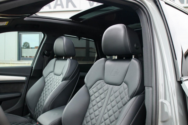 Audi SQ5 3.0TFSI Q5 Quattro S-Line 354pk Automaat DLR|Quantum|Kuipstoelen|Panoramadak|Virtual Cockpit|360 Camera|Black Pack|21inch