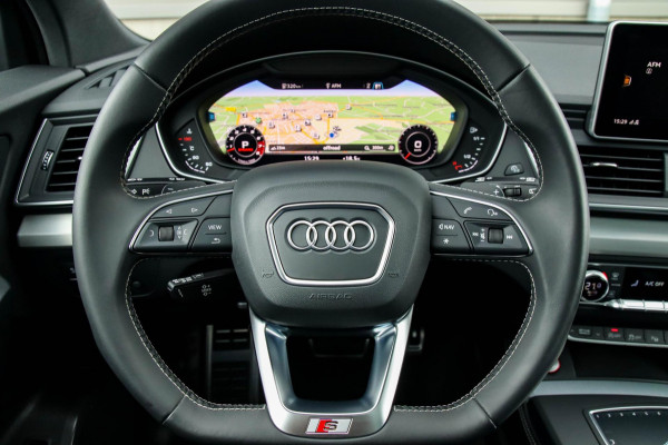 Audi SQ5 3.0TFSI Q5 Quattro S-Line 354pk Automaat DLR|Quantum|Kuipstoelen|Panoramadak|Virtual Cockpit|360 Camera|Black Pack|21inch