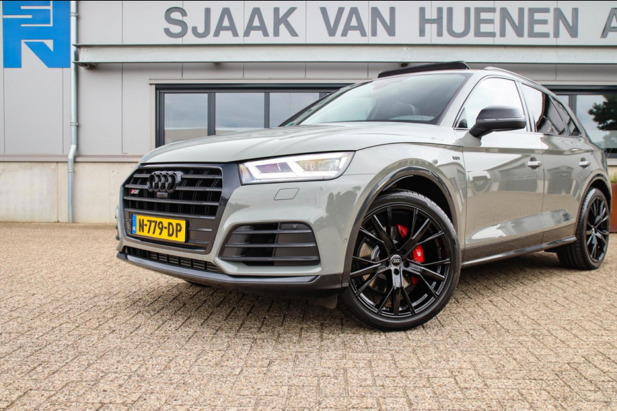 Audi SQ5 3.0TFSI Q5 Quattro S-Line 354pk Automaat DLR|Quantum|Kuipstoelen|Panoramadak|Virtual Cockpit|360 Camera|Black Pack|21inch