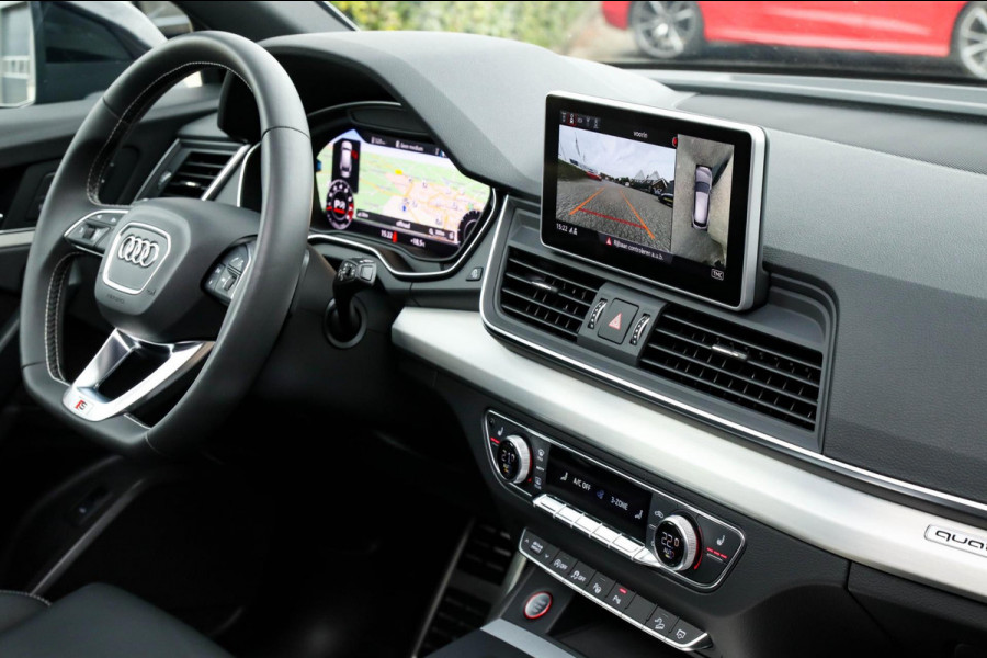 Audi SQ5 3.0TFSI Q5 Quattro S-Line 354pk Automaat DLR|Quantum|Kuipstoelen|Panoramadak|Virtual Cockpit|360 Camera|Black Pack|21inch