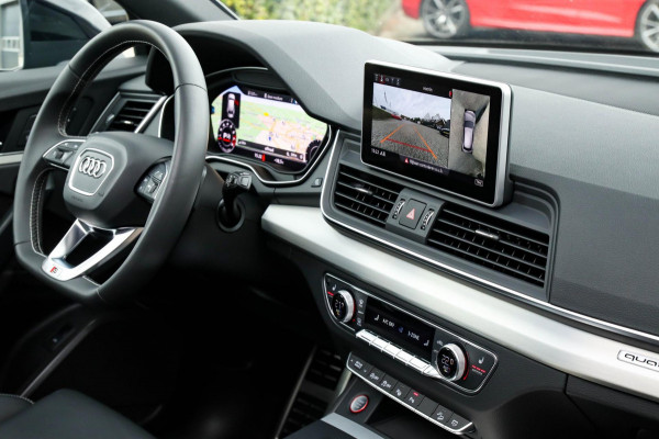 Audi SQ5 3.0TFSI Q5 Quattro S-Line 354pk Automaat DLR|Quantum|Kuipstoelen|Panoramadak|Virtual Cockpit|360 Camera|Black Pack|21inch